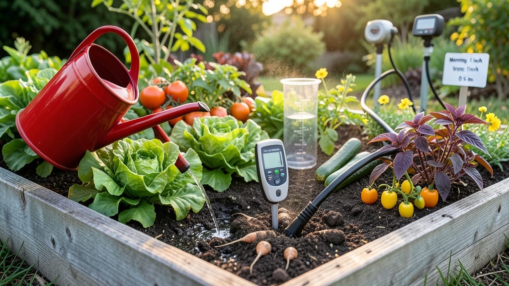 How Much Water Does a Vegetable Garden Need: Science-Backed Weekly Schedule by Crop Type