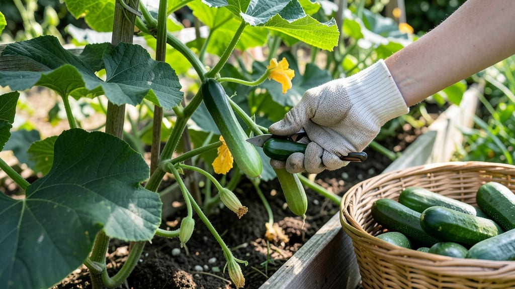 When to Harvest Cucumbers from Garden: Pick at 6 to 8 Inches for Peak Crunch