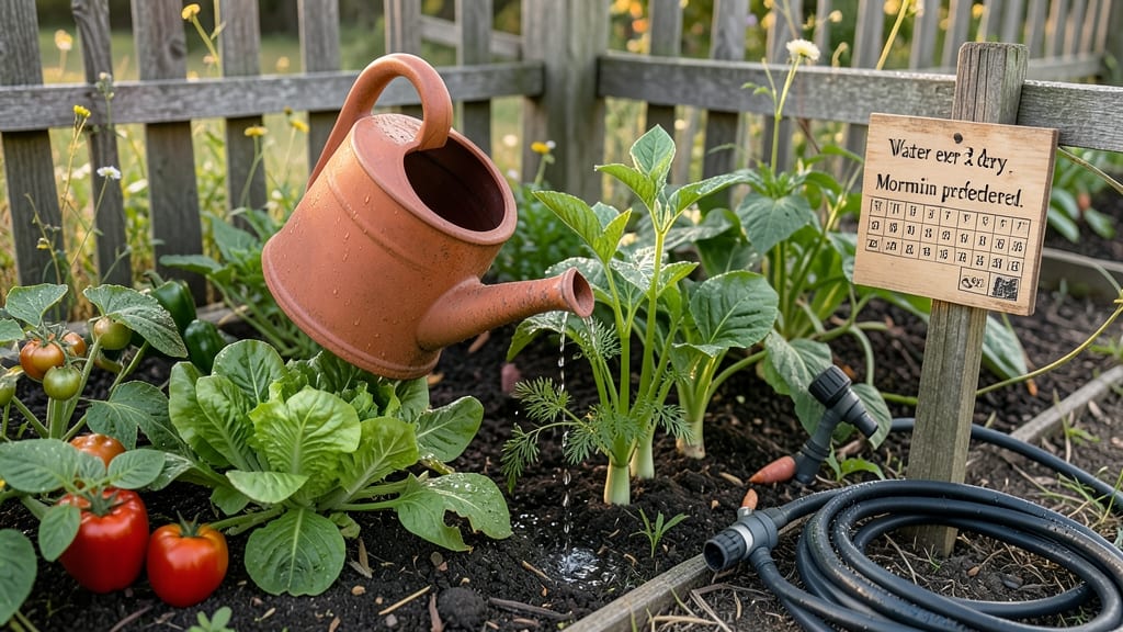 How Long to Water a Vegetable Garden: Deep-Soil Rules by Plant Type