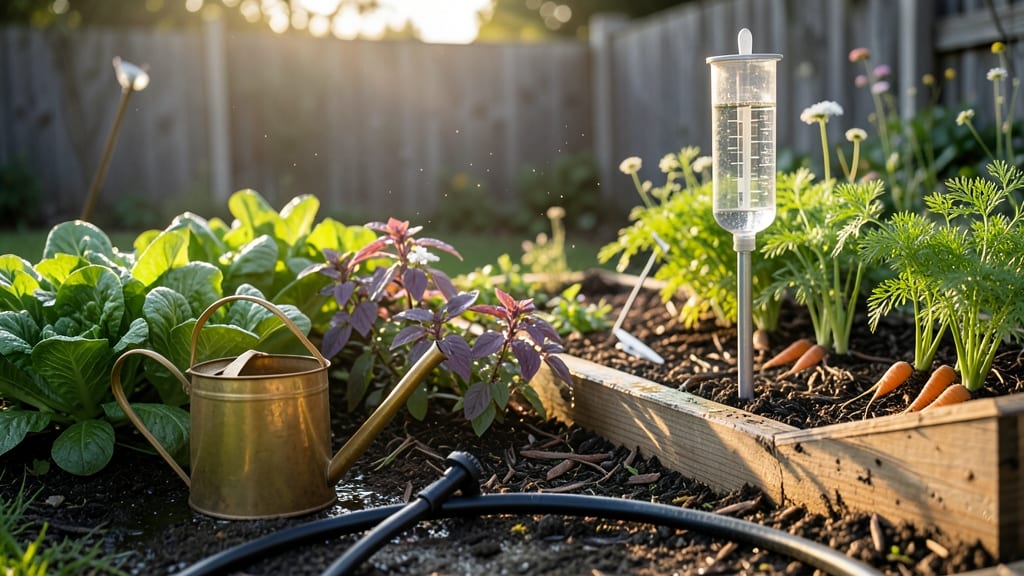 Best Time to Water Vegetable Garden: Morning Mist Spray for Zero Waste
