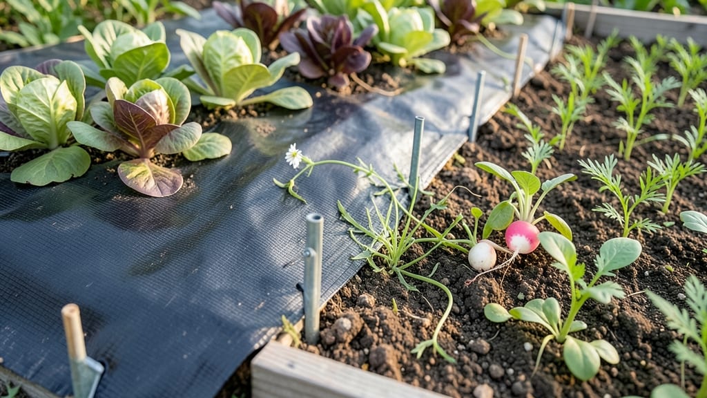 Weed Guard for Gardens: 3-Layer Barrier System to Block Weeds Permanently