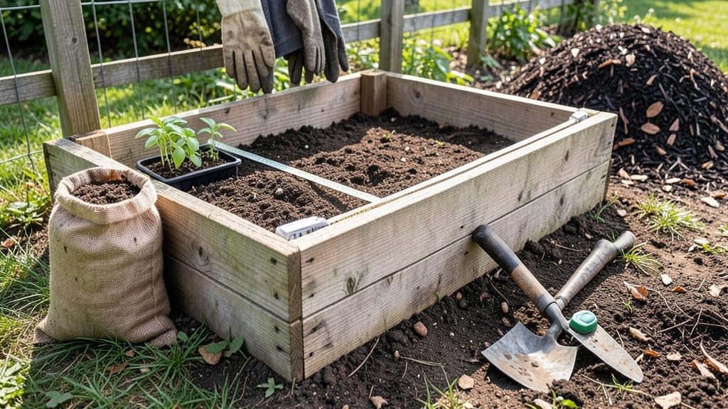 How Much Soil to Fill a Raised Garden Bed: Depth Guide by Plant Type for Maximum Root Space
