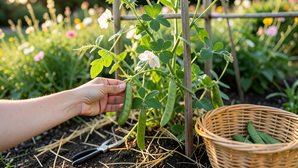 When to Pick Peas From Your Garden: 3 Signs of Peak Sweetness (Before They Toughen)
