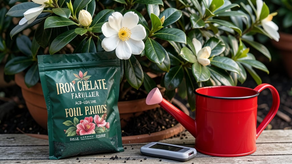 Iron for Gardenias: Yellowing Leaf Fix in 3 Steps