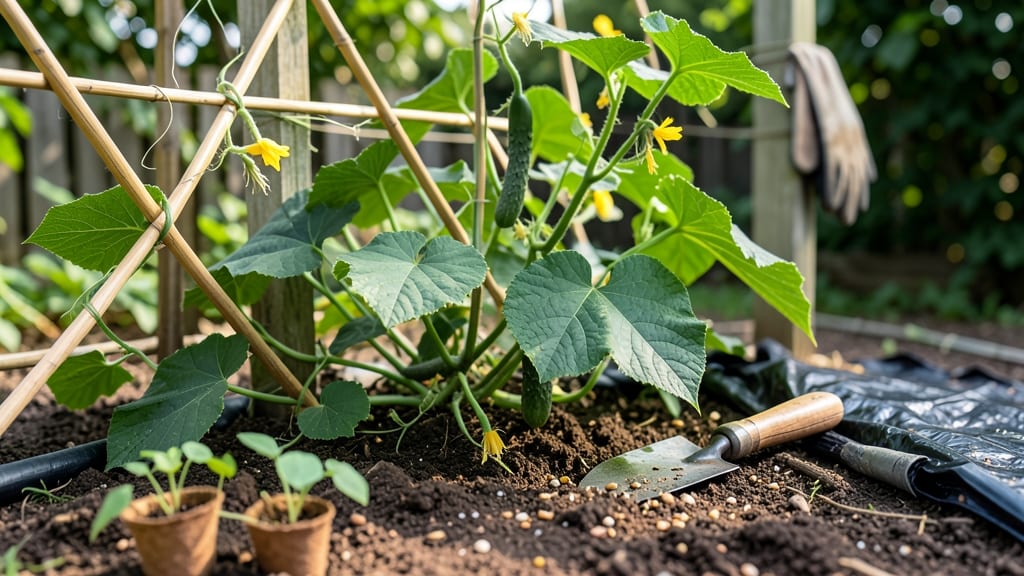 How to Plant Cucumbers in a Garden: Spacing and Trellis Secrets for Bigger Harvests
